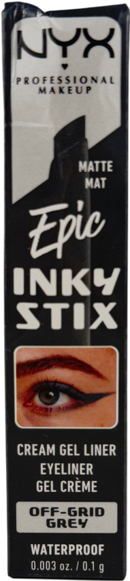 NYX Epic Inky Stix Cream Gel Eyeliner Off Grid Grey 0.1g