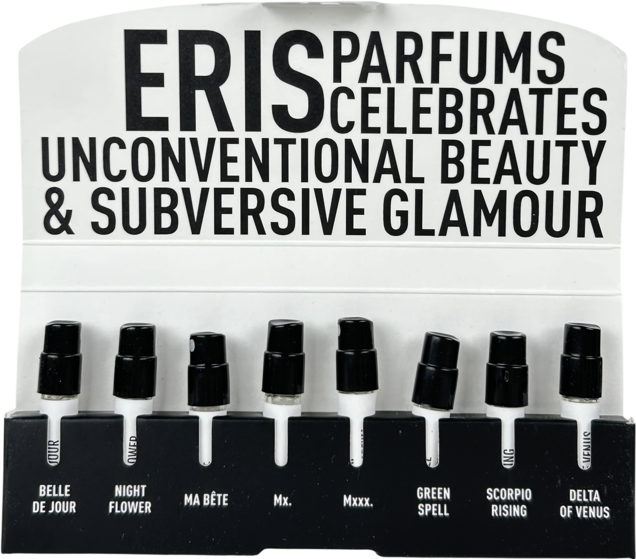 Eris parfums Perfume Sample Set 6x1.5ml eau de parfum-2x1.5ml extrait