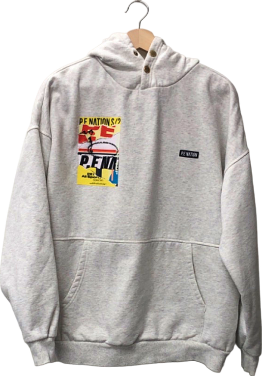 P.E Nation Grey Hoodie Medium