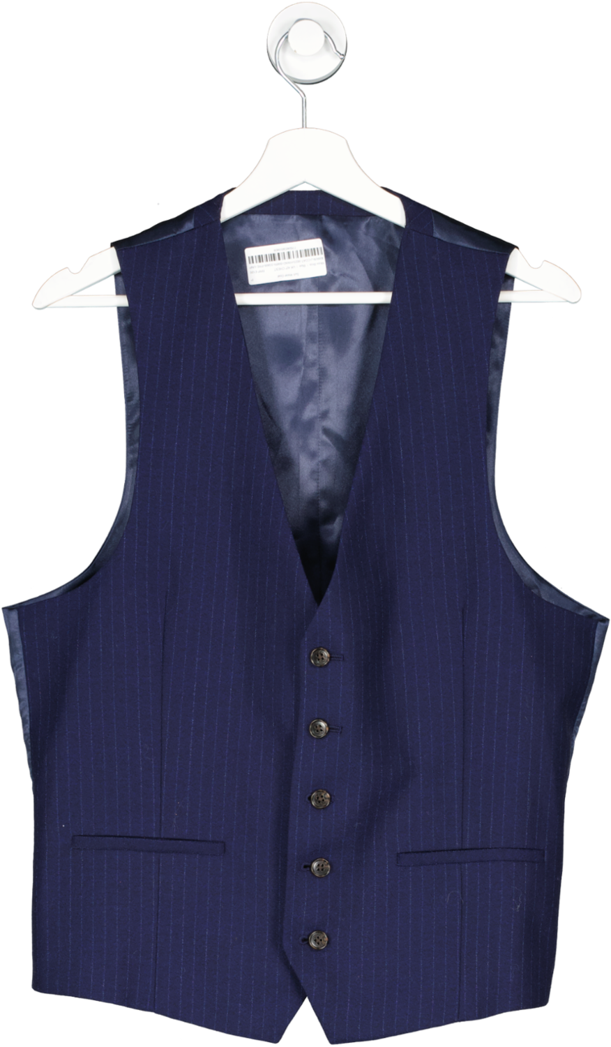 Moss Bros Blue Suit Waist Coat UK 42" CHEST