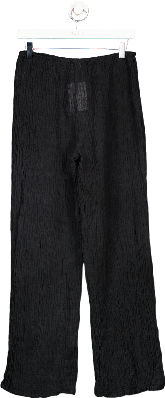 Monday Black Linen Trousers US S