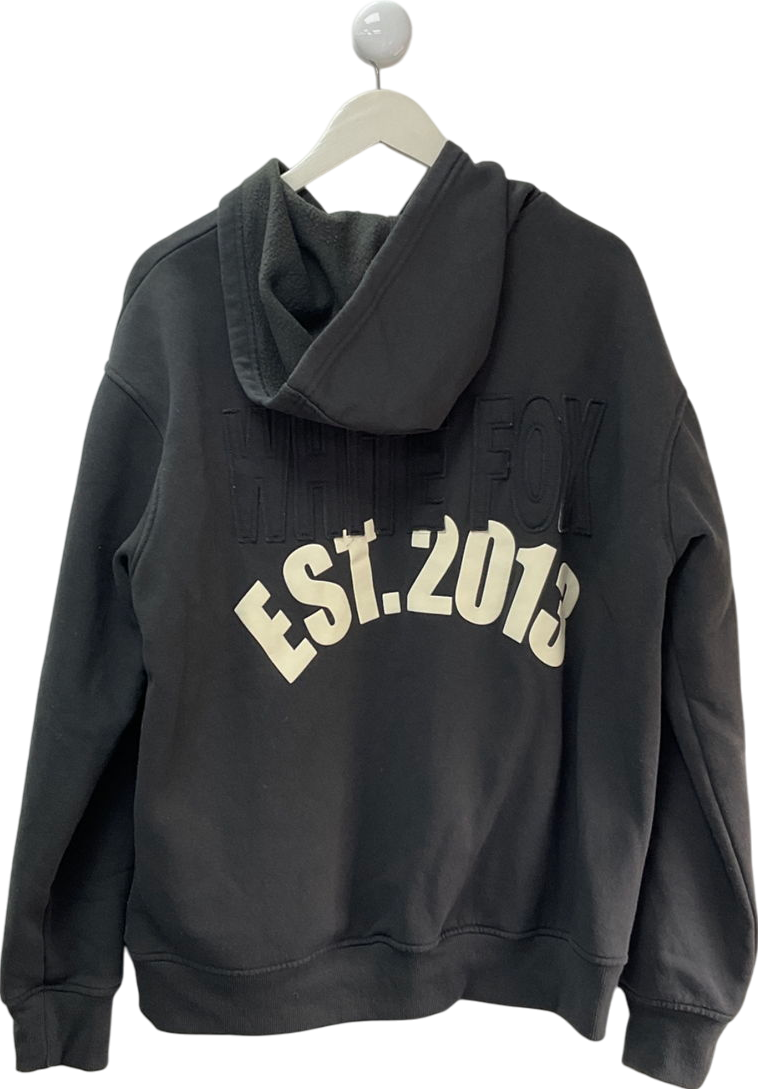 White Fox Grey Oversized Hoodie Ash UK XL/XXL