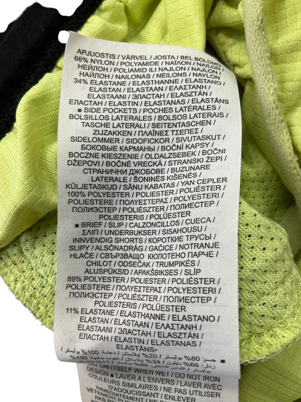 Nike Grey Layered Two Tone Running Shorts UK M