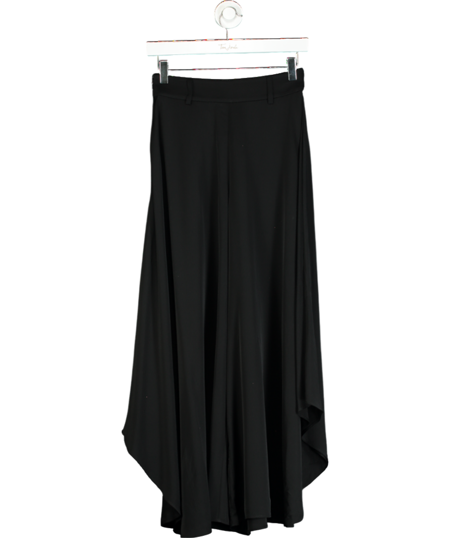 LilySilk Black Wide-legged Silk Fig Pants W26