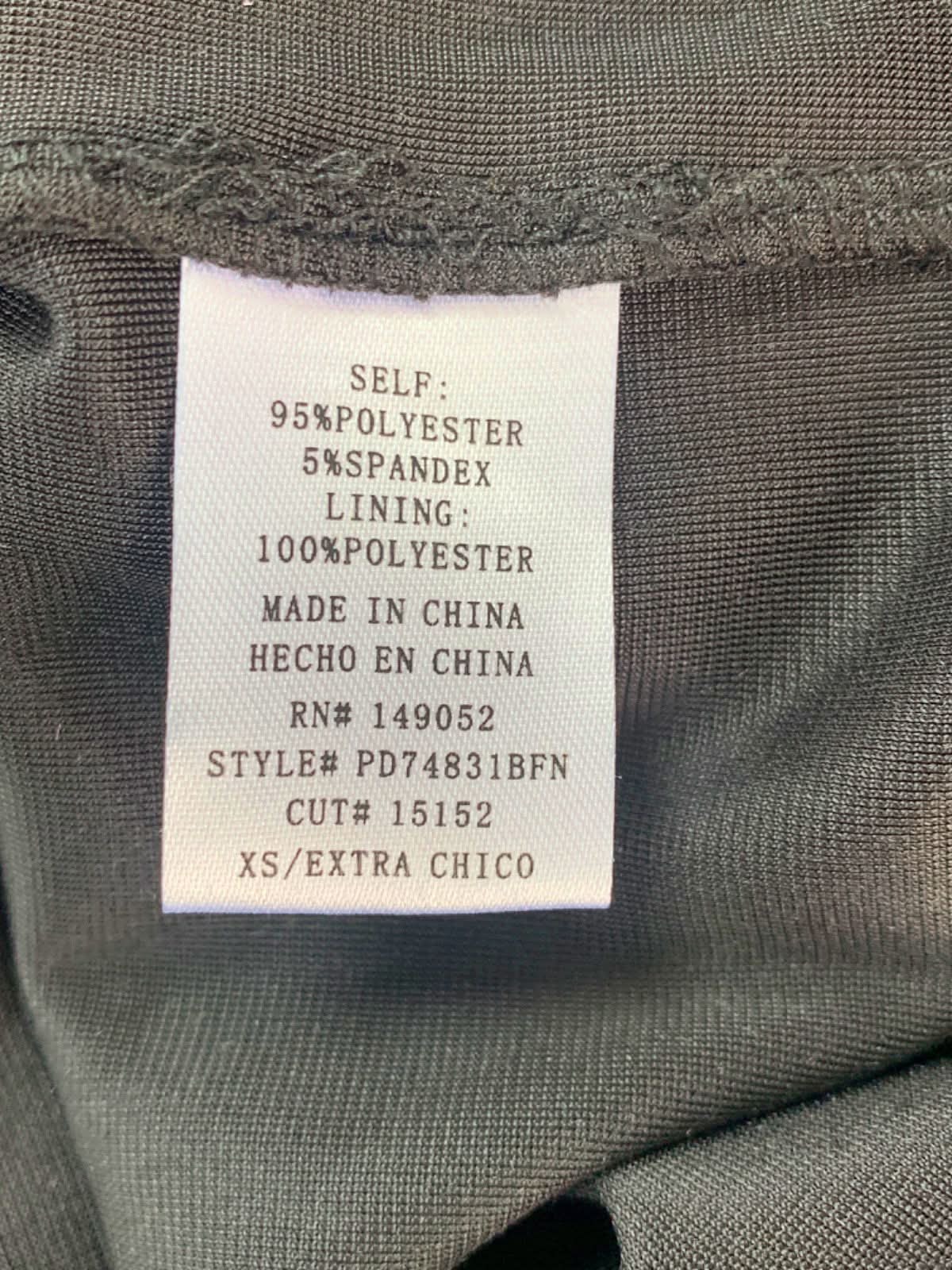 Fashion Nova Black Embellished Velvet Midi Dress XS