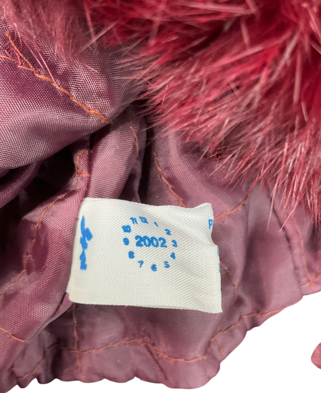 Vintage Red Real Fur Trapper Hat One Size