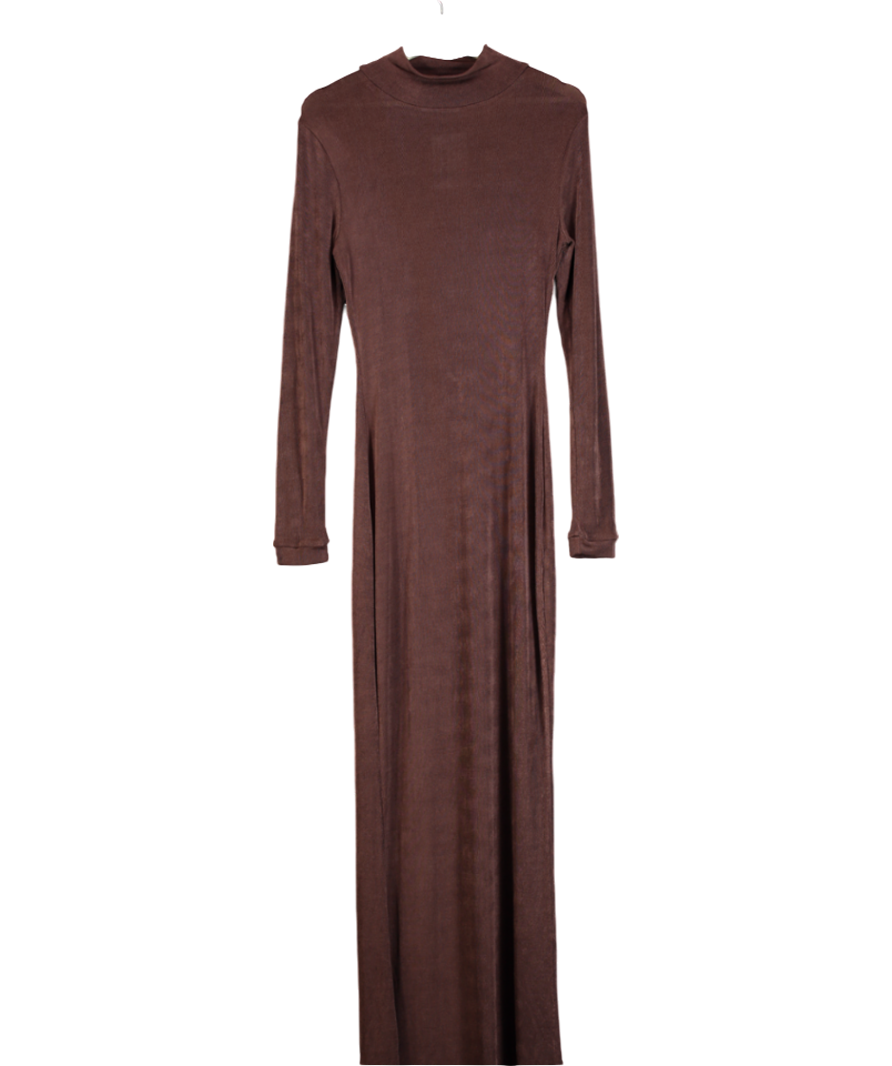 ALB Anne Louise Brown High-neck Long Sleeve Maxi Dress UK S