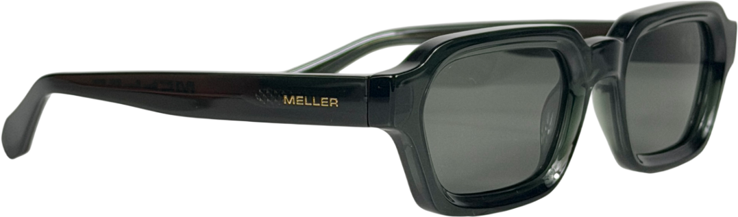MELLER Green Tana Oval Sunglasses  in Case / Box