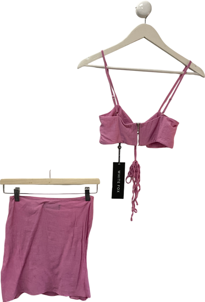White Fox Pink Sweet Promises Set UK XS