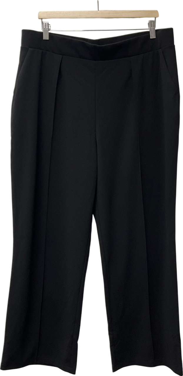 H&M Black Tailored Trousers UK XL
