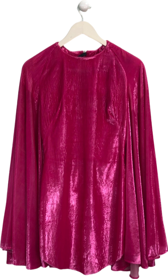 Paula Knorr Pink Velvet Top