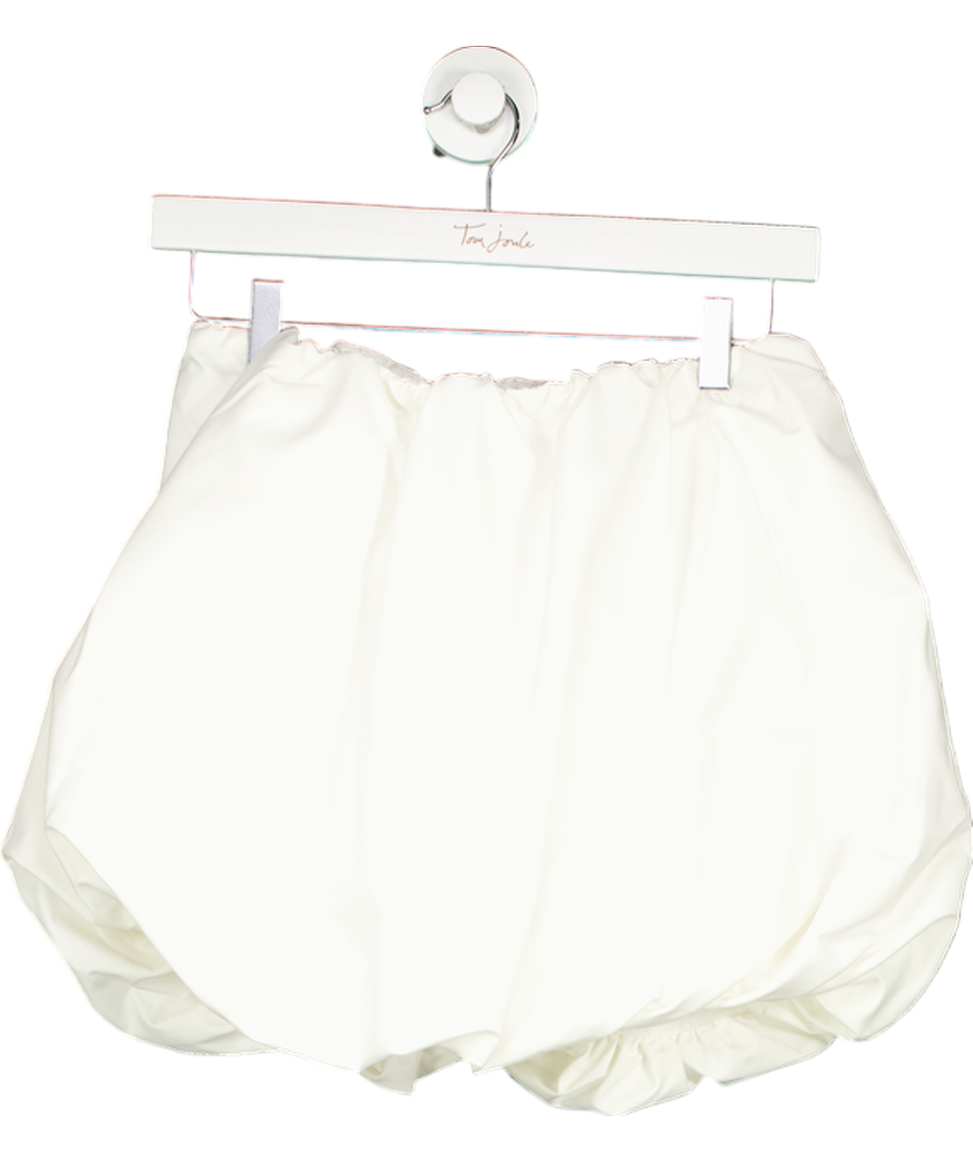 ZARA White Balloon Mini Skirt UK XS