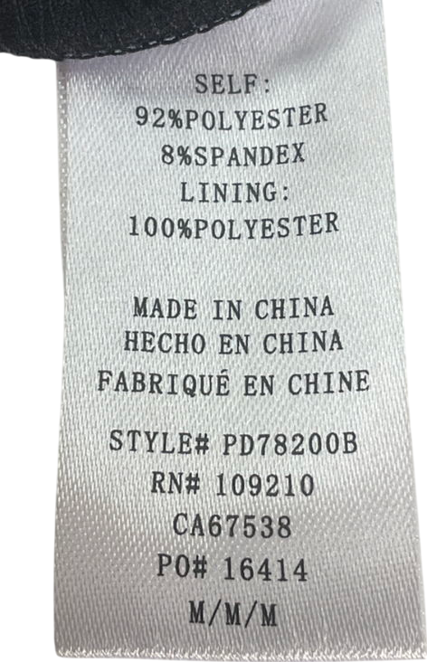 windsor Black A-line Crêpe Dress UK M