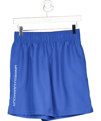 Under Armour Blue Tech Woven Wordmark Shorts UK S