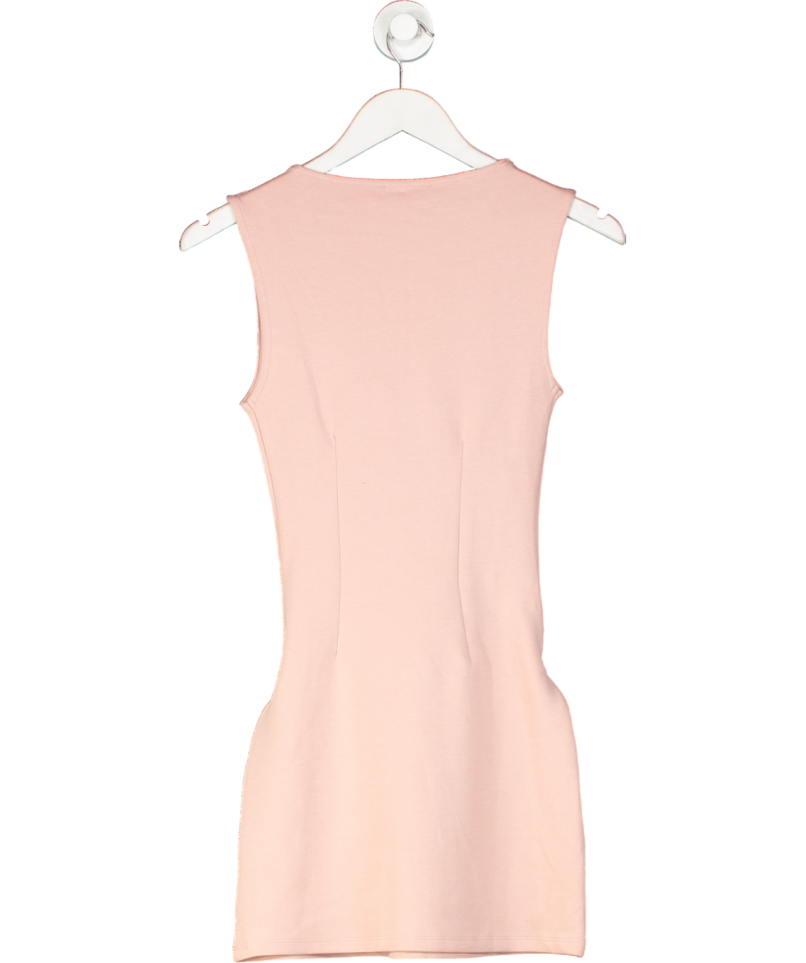 ZARA Pink Belted Mini Dress UK S