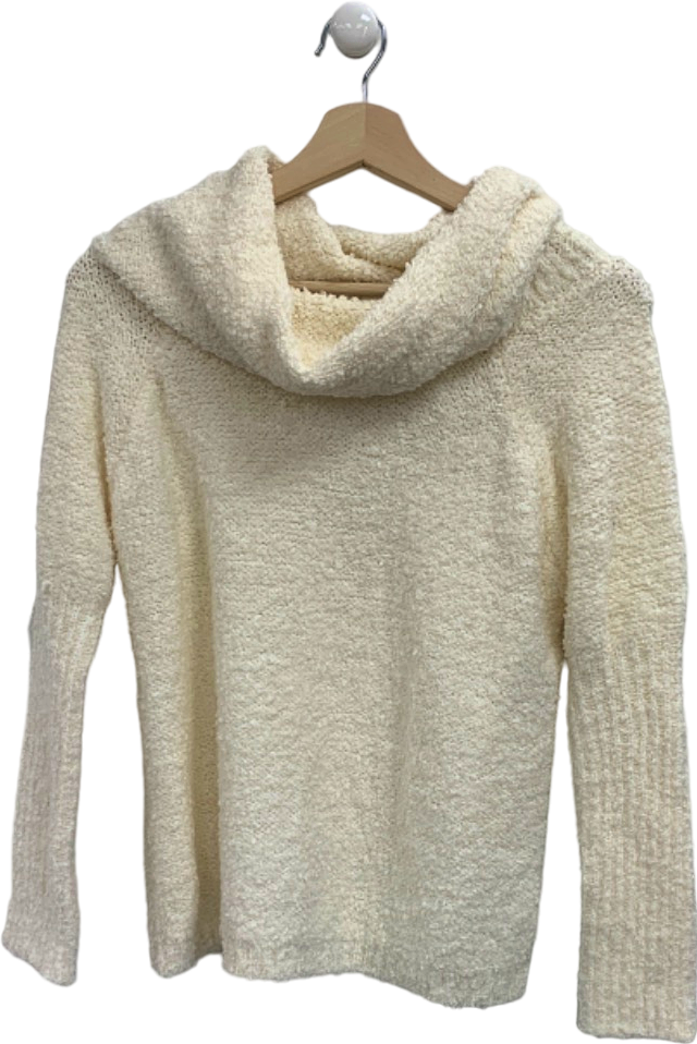 PrettyLittleThing Cream Knitted Jumper S