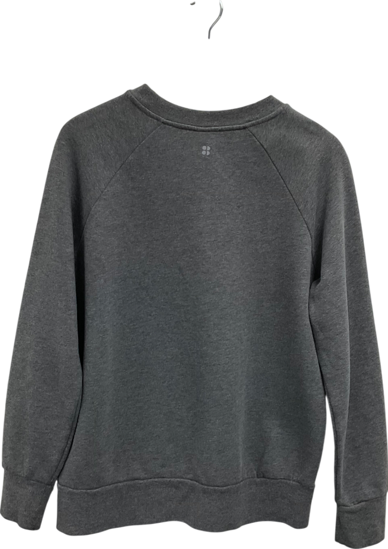 Sweaty Betty Grey Zen & Tonic Sweater UK L