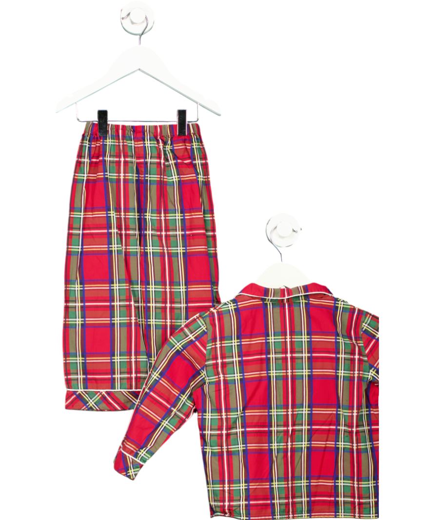 Beeboon Red Tartan Pyjama Set 3 Years