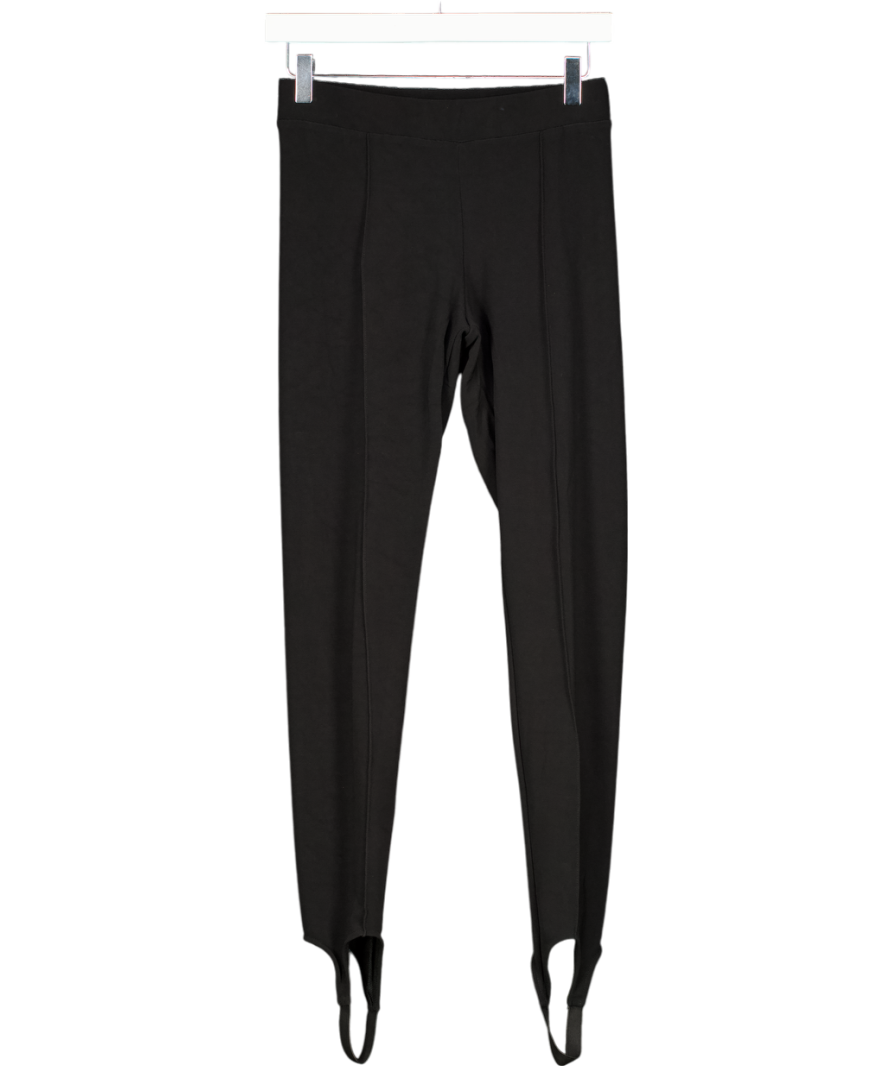 MANGO Black Stirrup Leggings UK S