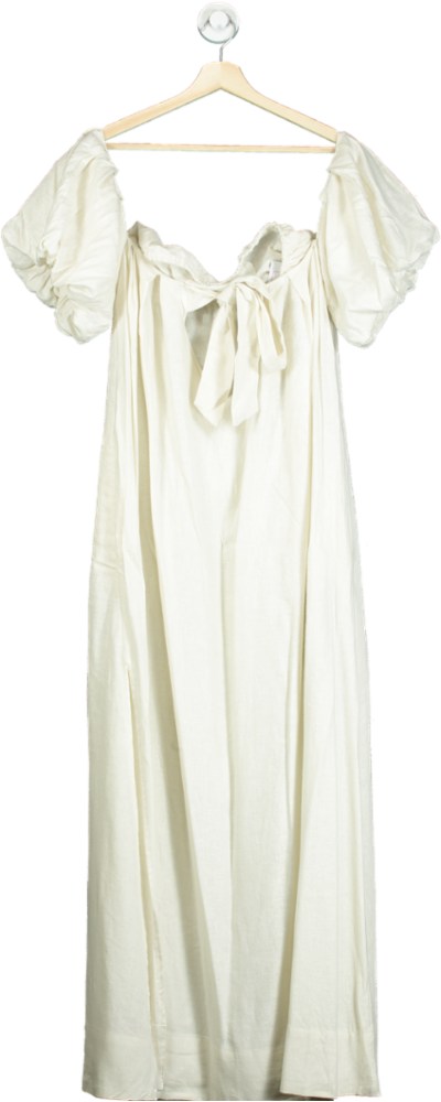 Free People Cream Maxi Dress UK L