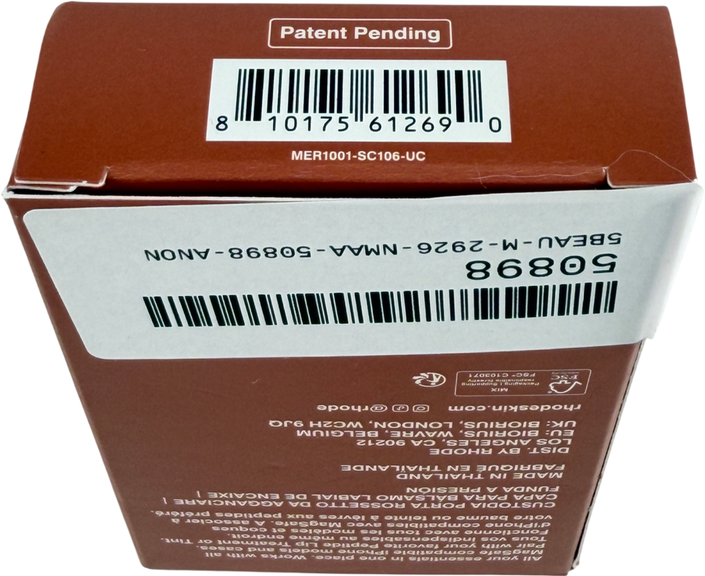 Rhode Brown Snap-on Lip Case Lip Holder With Magsafe One Size