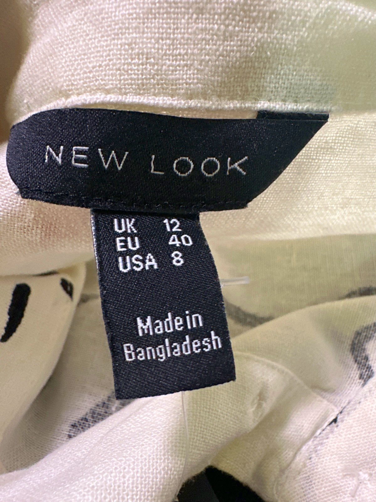 H&M Black Sleeveless Top UK XS