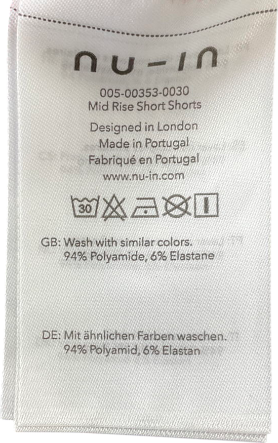 Nu-In Red Gym Shorts UK S