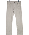 Canali Grey Five-pocket Stretch Denim Trousers W39