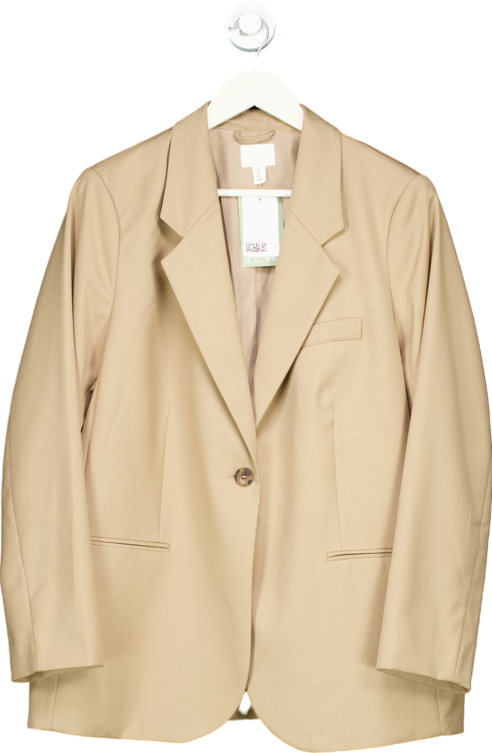 H&M Beige Blazer UK L