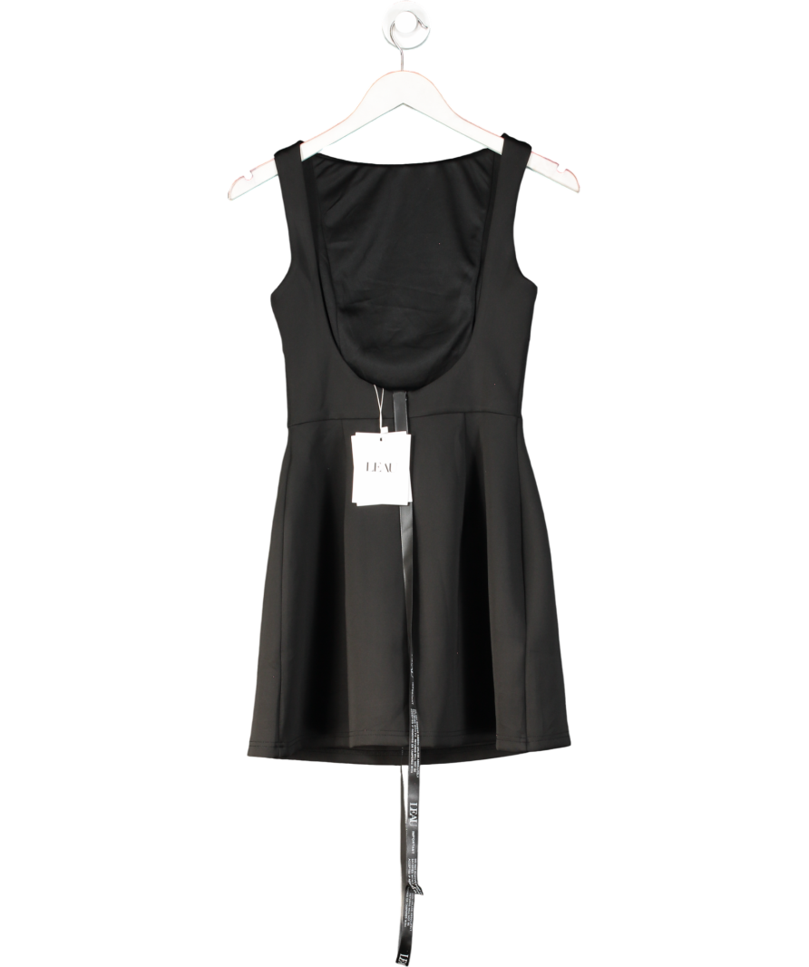 Leau Black Estelle Bustier Mini Dress UK S