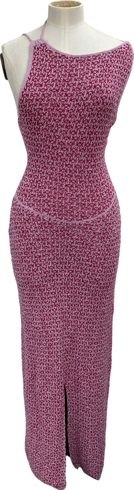 Free People Pink Mindy Backless Midi UK S