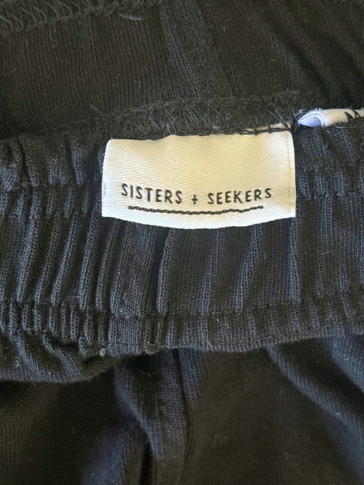 Sisters + Seekers Black Good Morning Sport Shorts M