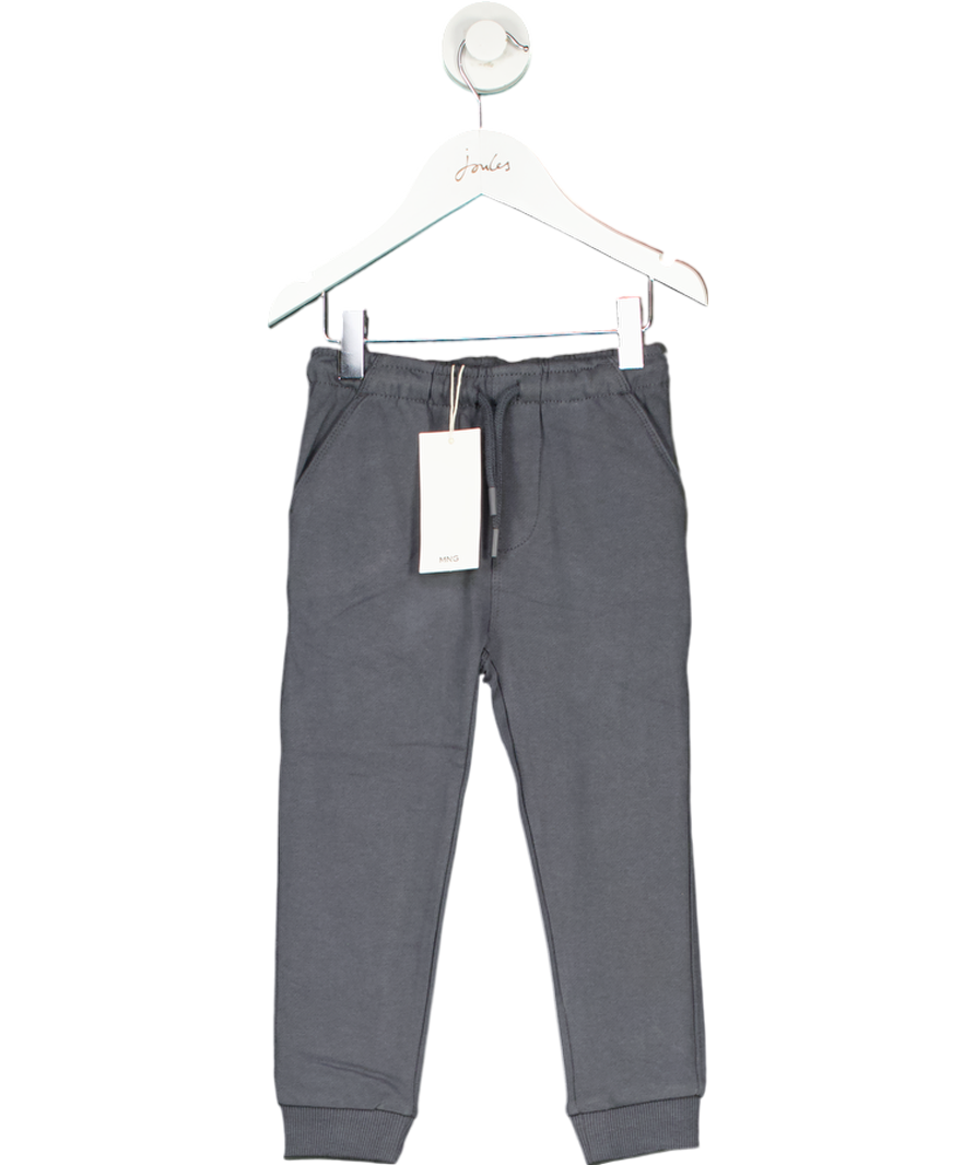 MANGO Grey Cotton Jogger Style Trousers 2 Years