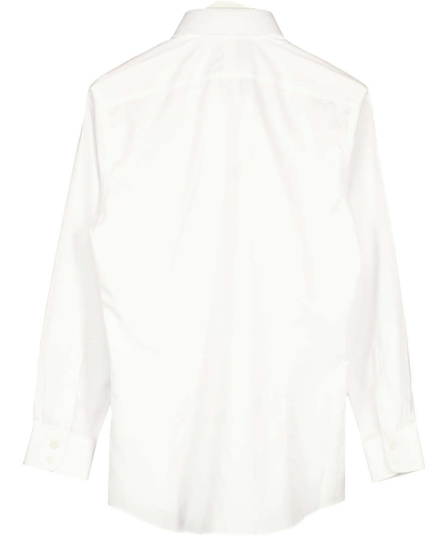 Charles Tyrwhitt Non-iron Twill Shirt - White UK 32" CHEST