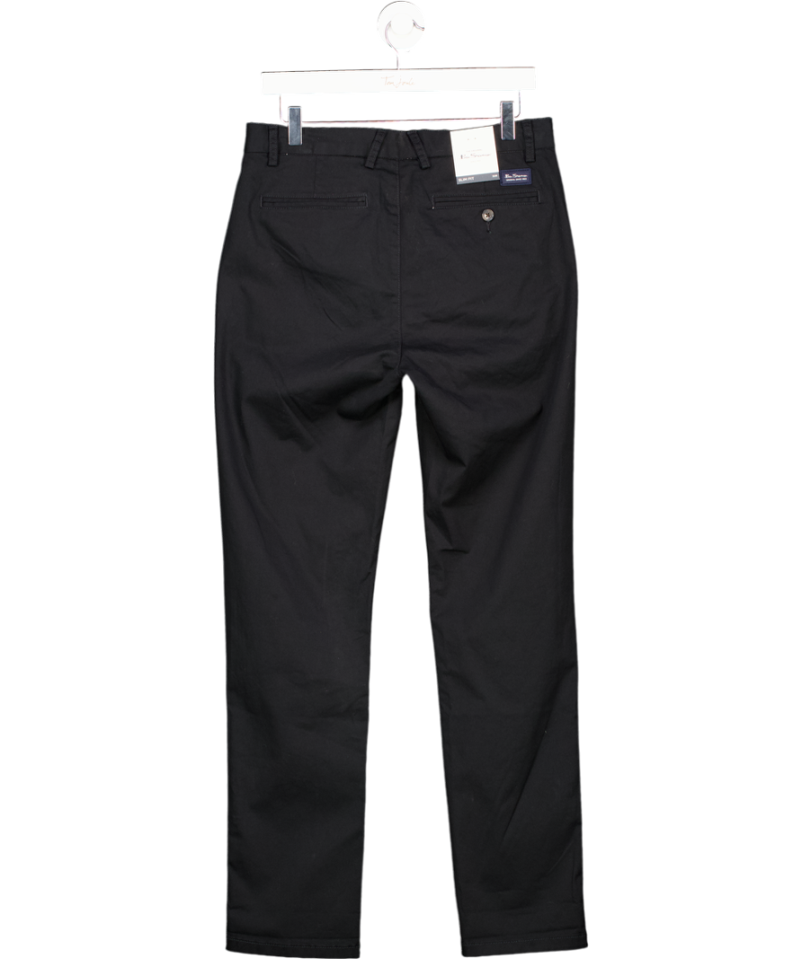Ben Sherman Black Original Slim Fit Chino Trousers W30