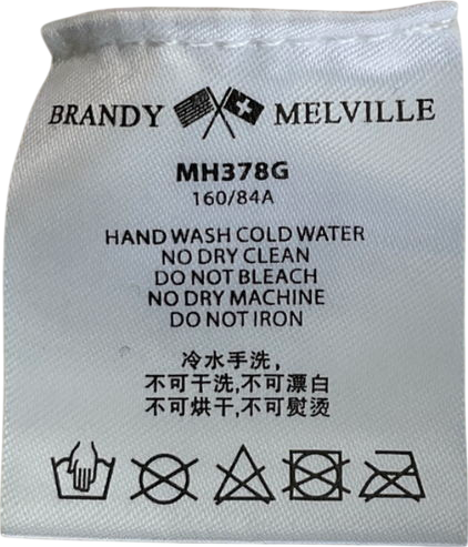 Brandy Melville White Paige Top One Size