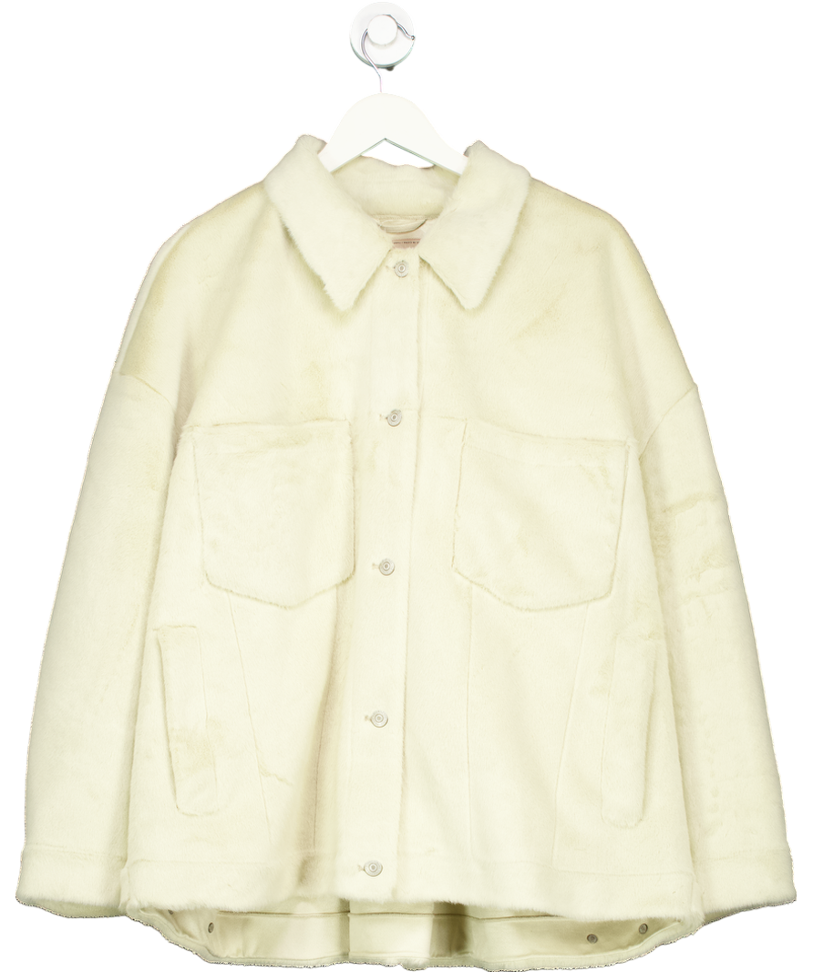 Free People Cream Cozy Opal Swing Jacket UK XL