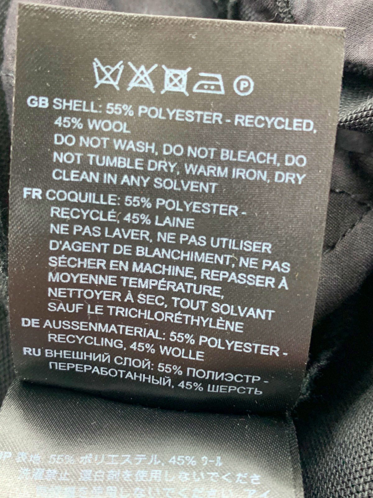 Toteme Black Barrel Leg Trousers UK 8