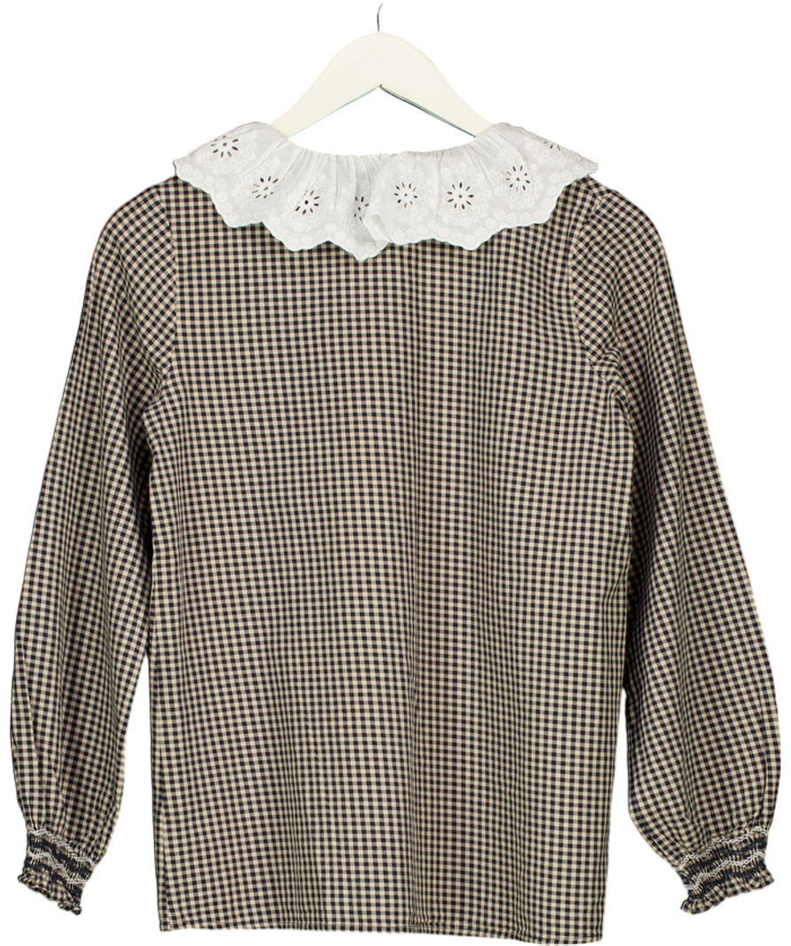 Tartine et Chocolat Blue Gingham Blouse 14 Years