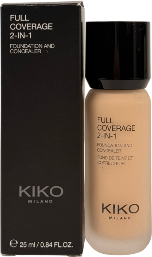 Kiko Full Coverage 2-in-1 Foundation And Concealer N10 25ML