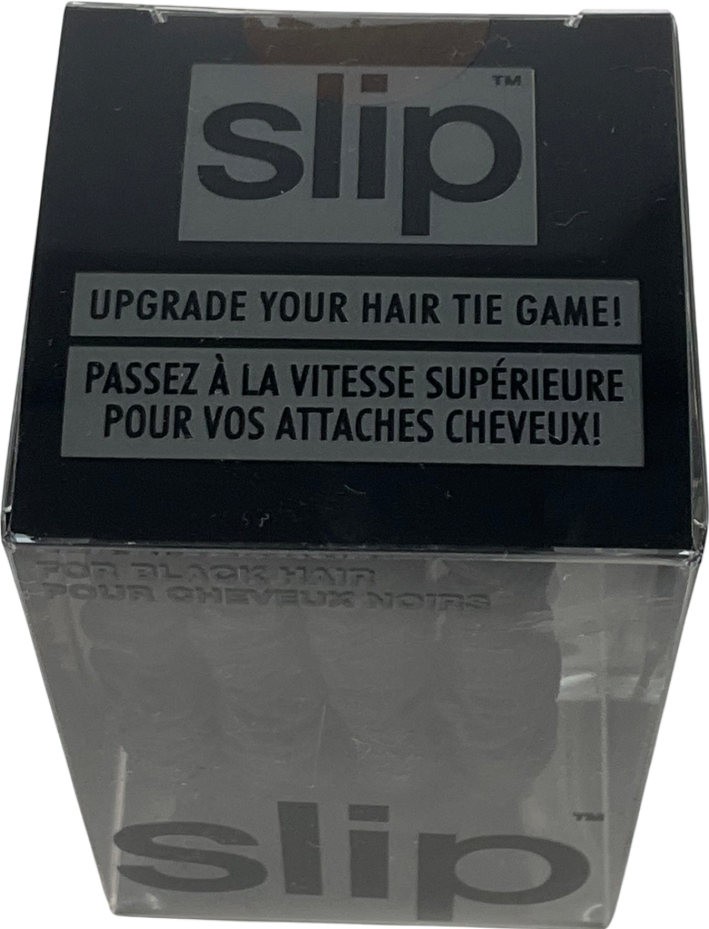 Slip Pure Silk Skinny Scrunchies Black 4