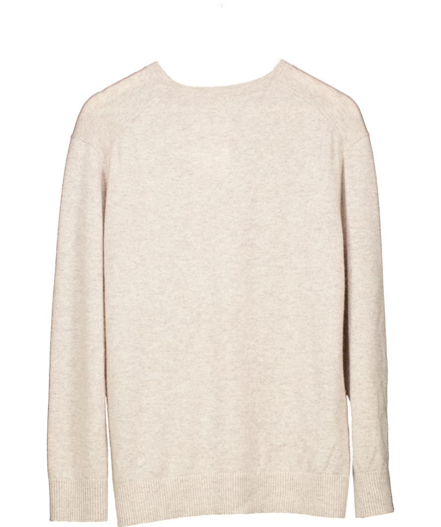 EVERLANE Nude The Boxy Crew In Cashmere UK XL