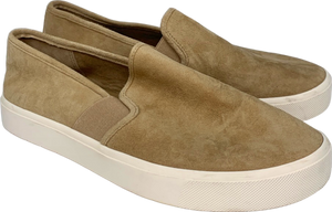 Vince Tan Slip On Suede Trainers UK 4.5