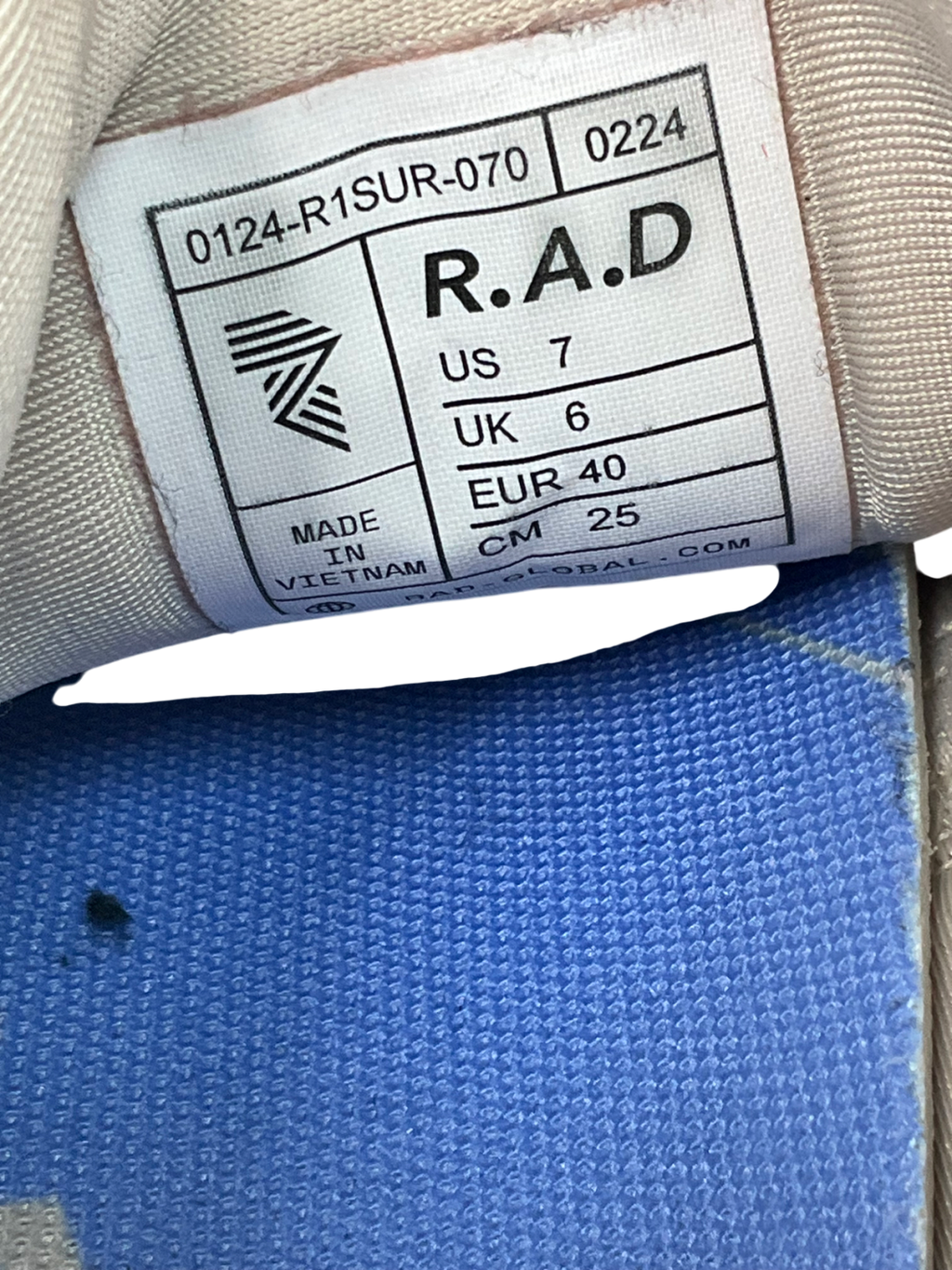 r.a.d Beige The R.a.d R-1 Is Tuned Trainers UK 6 EU 39 👠