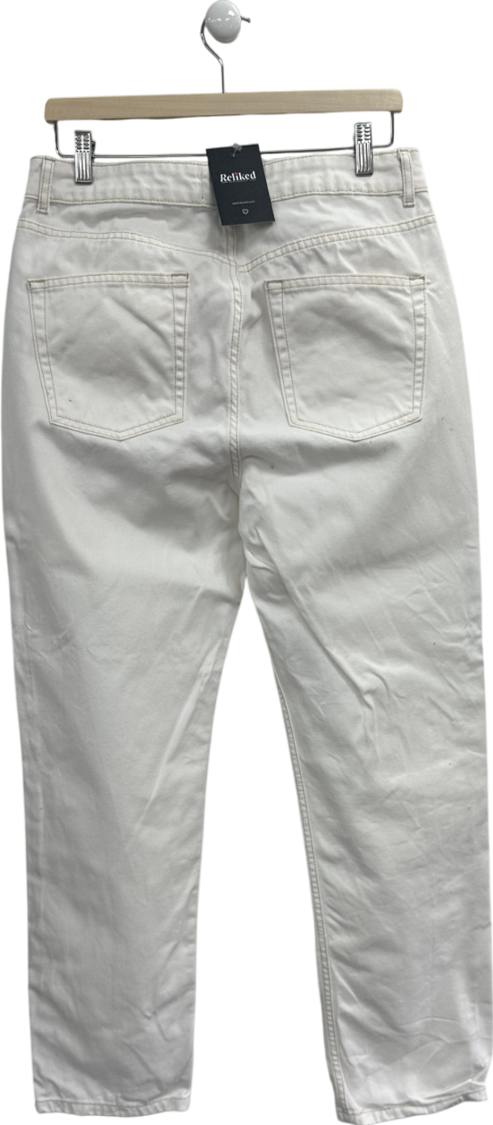 ASOS Cream Straight Leg Jean W32