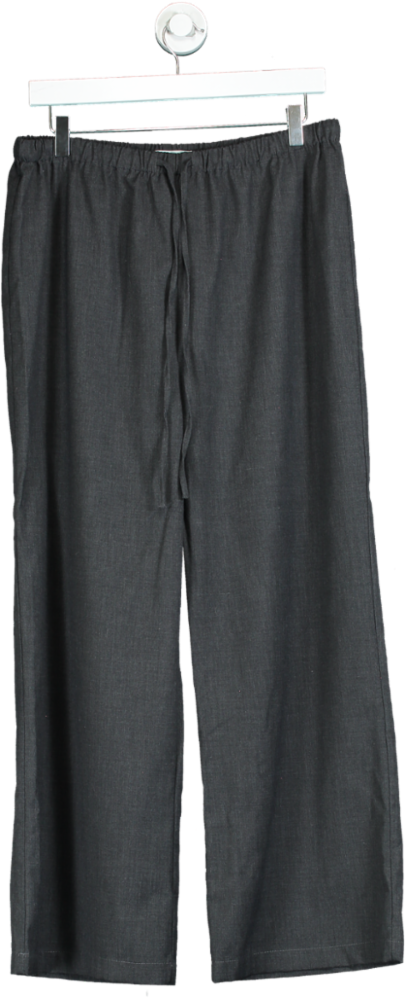 Reformation Black Relaxed-fit Trousers UK L