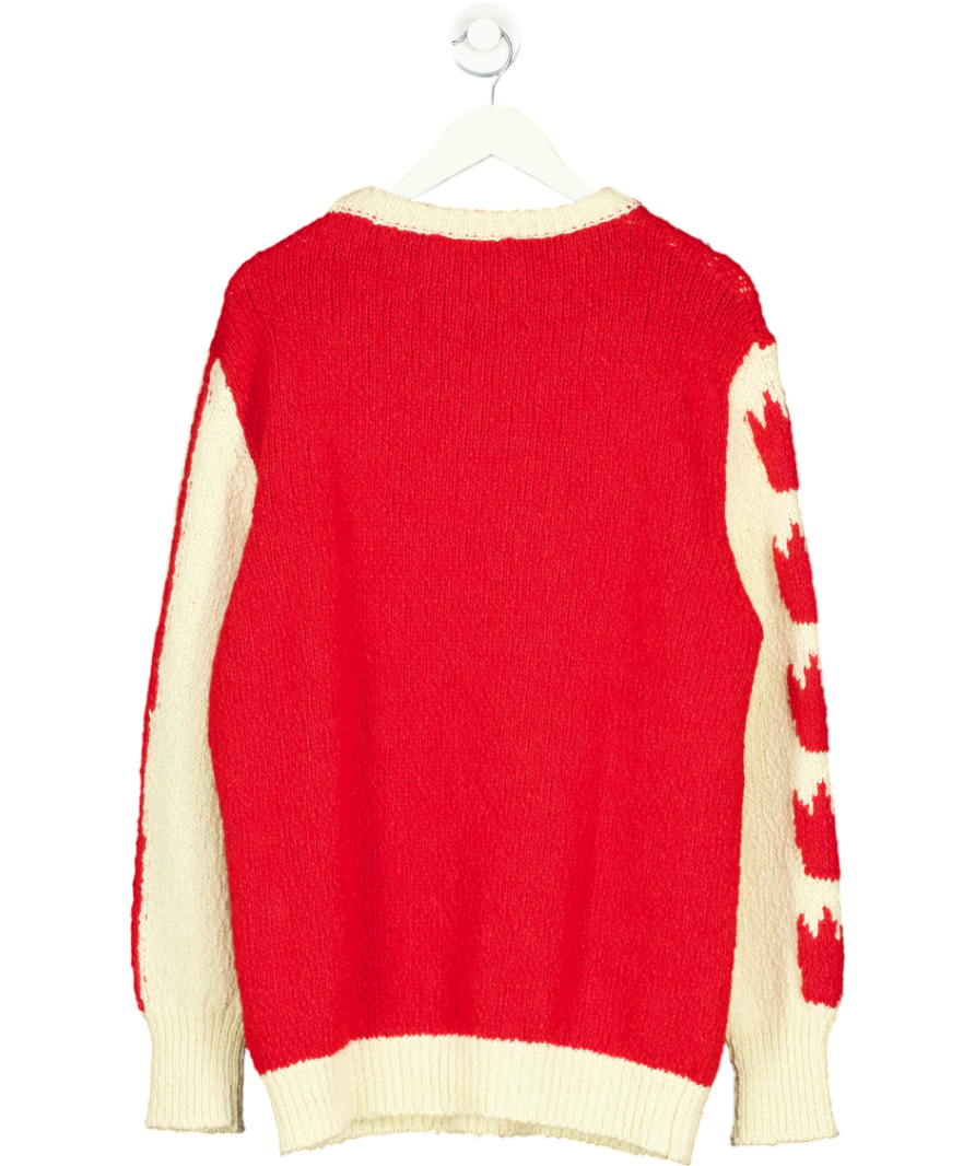 Lucy Folk Red Flaura Knit UK M