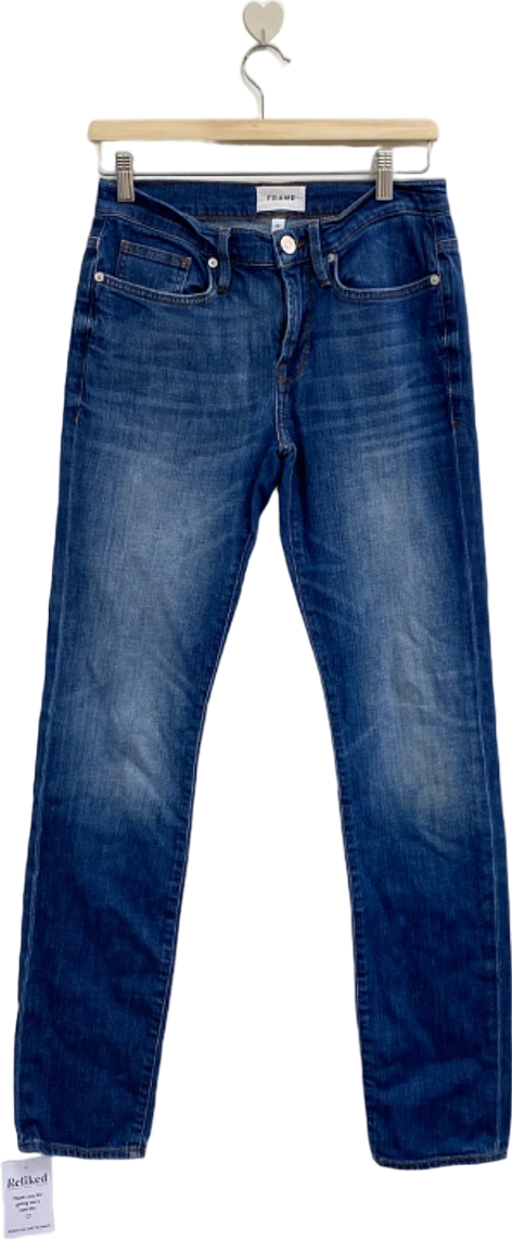 Frame Blue L'homme Skinny Jeans UK 10