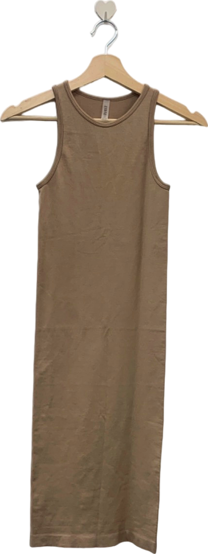 ANWND Beige Sleeveless Bodycon Dress S/M