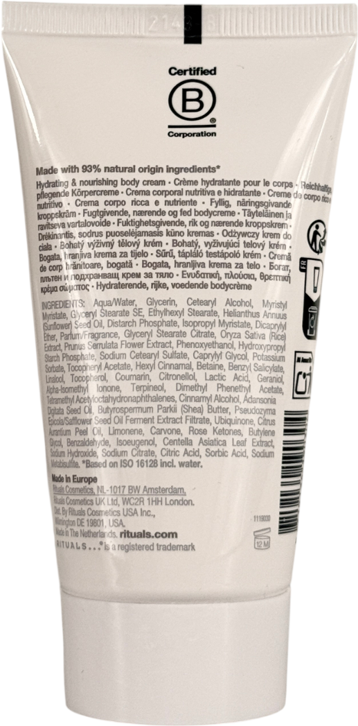 RITUALS Travel Whipped Body Cream 70ml